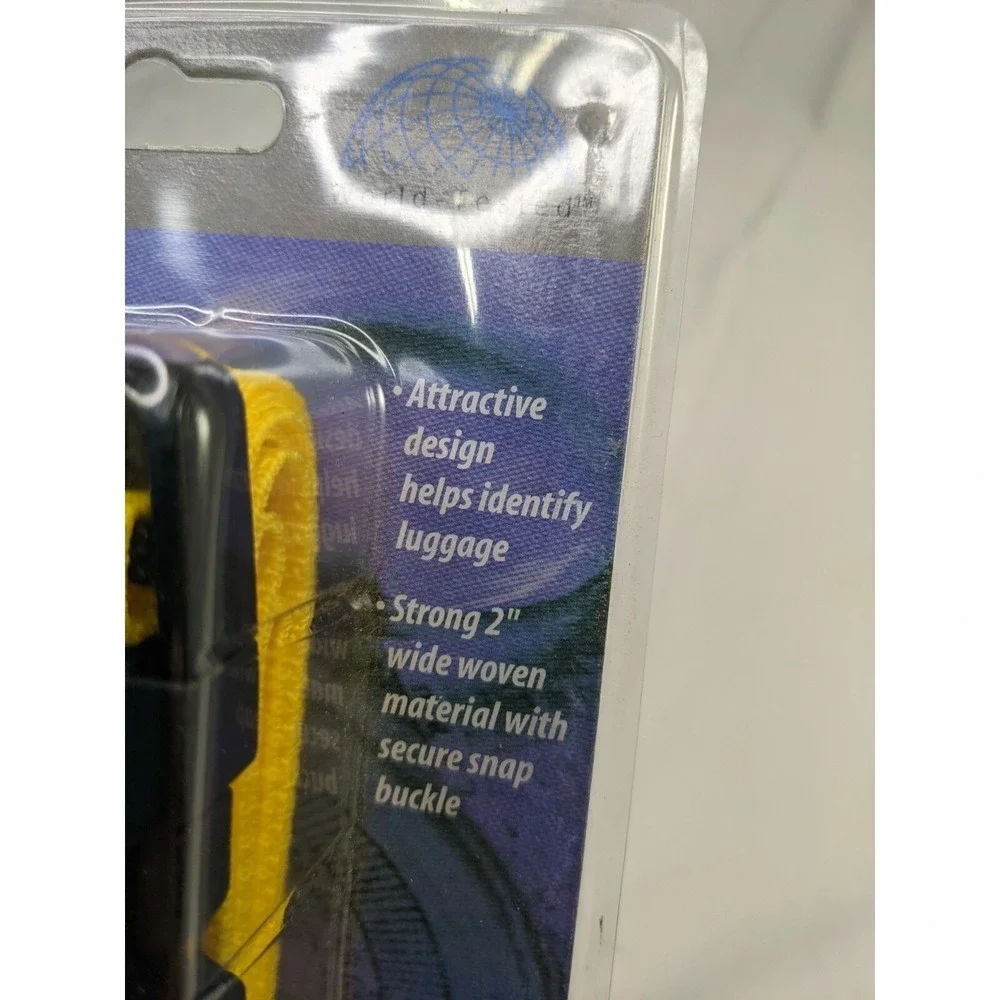 Victor Kiam Luggage Strap 2 Inch Rainbow Extends‎ to 72 Inch Travel Smart